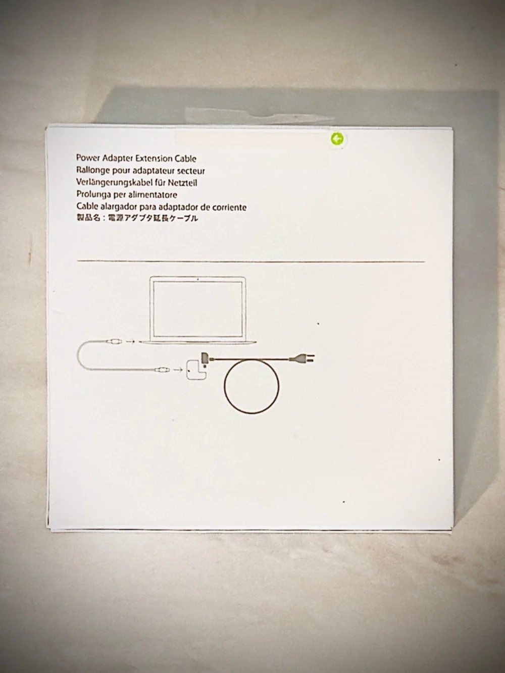 Apple Power Adapter Extension Cable for MacBook Laptop Magsafe USB-C Compatible